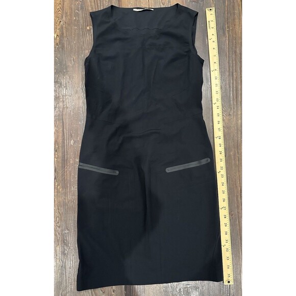 Marithe Francois Girbaud Dress Black Designer Size 6-8 Sleeveless - Picture 1 of 8